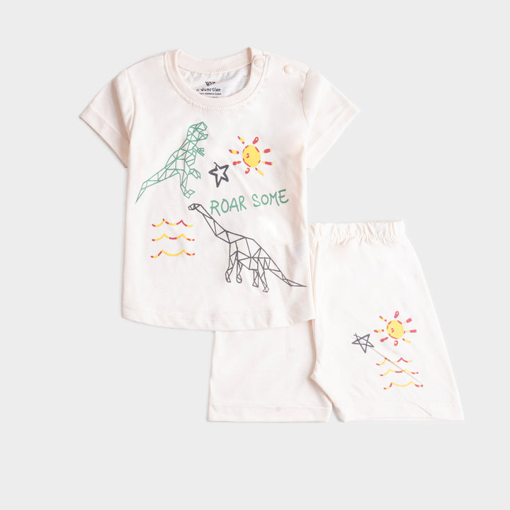 Infant Girls Half Sleeves 2 Piece Suit