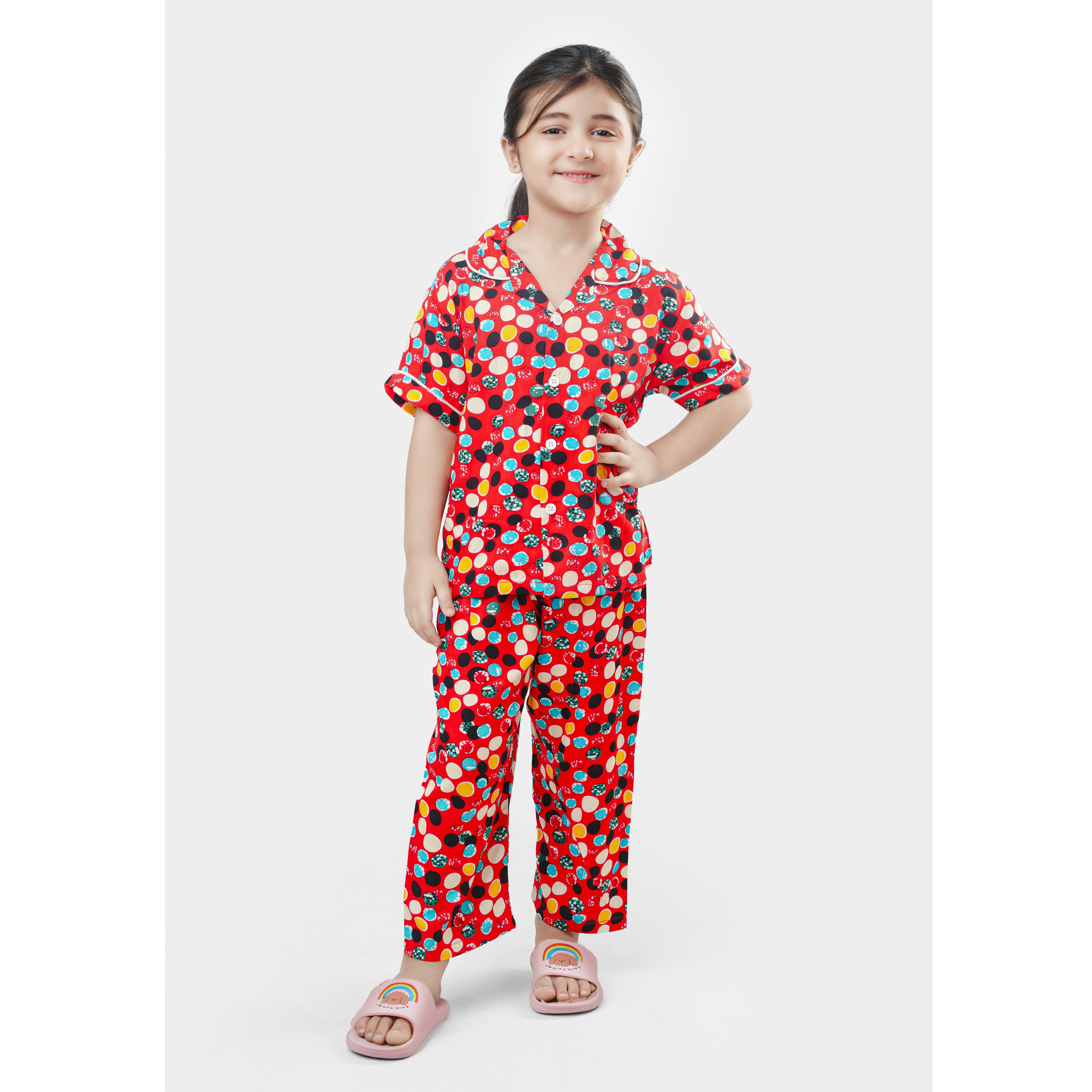 Girls Viscous Night Suit