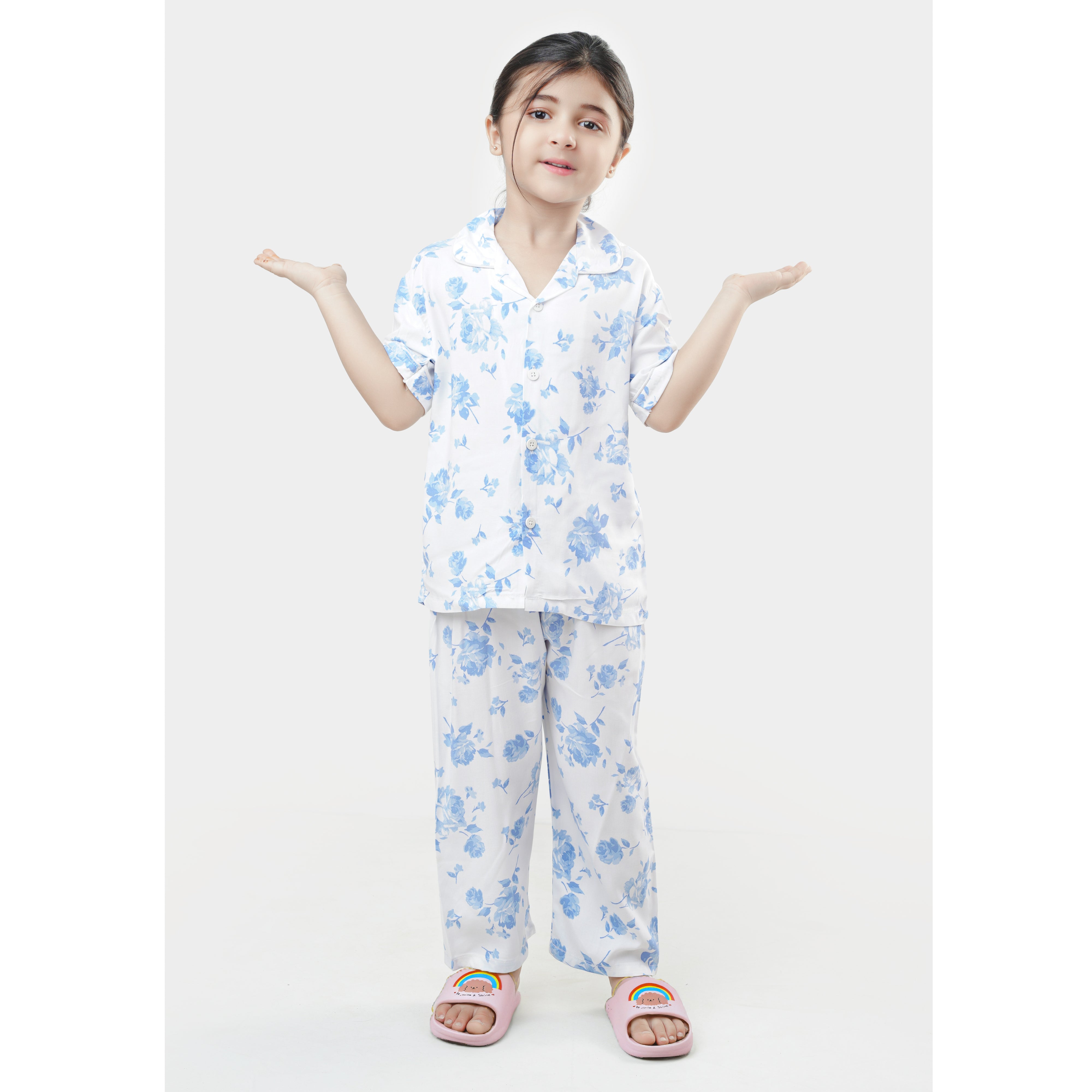 Girls viscous Night Suit
