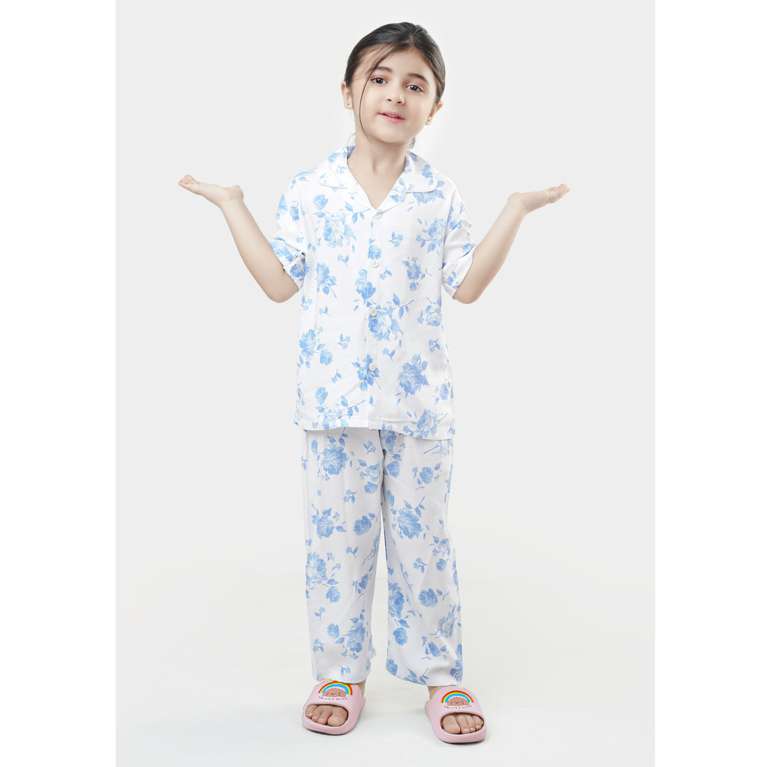 Girls viscous Night Suit