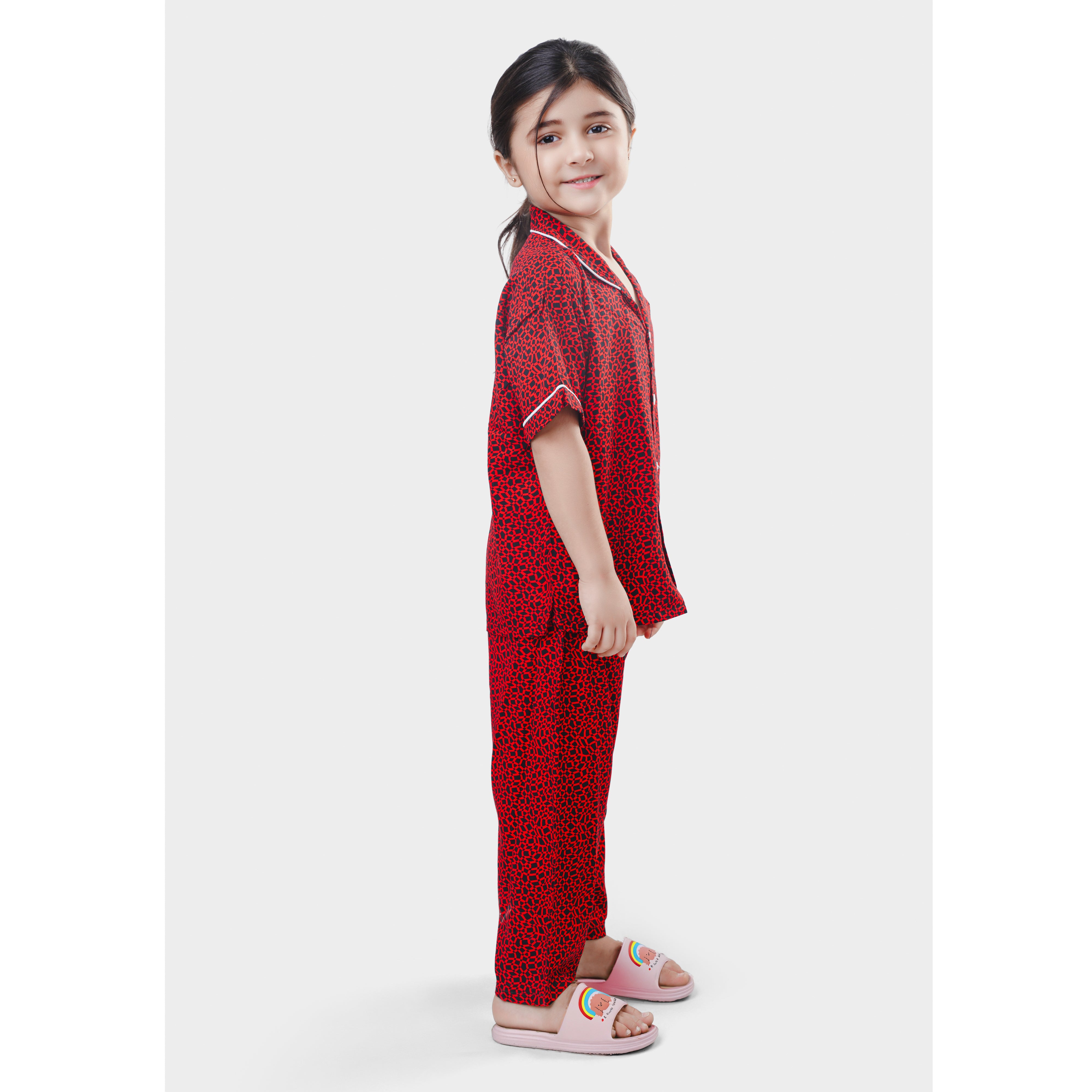 Girls Viscous Night Suit