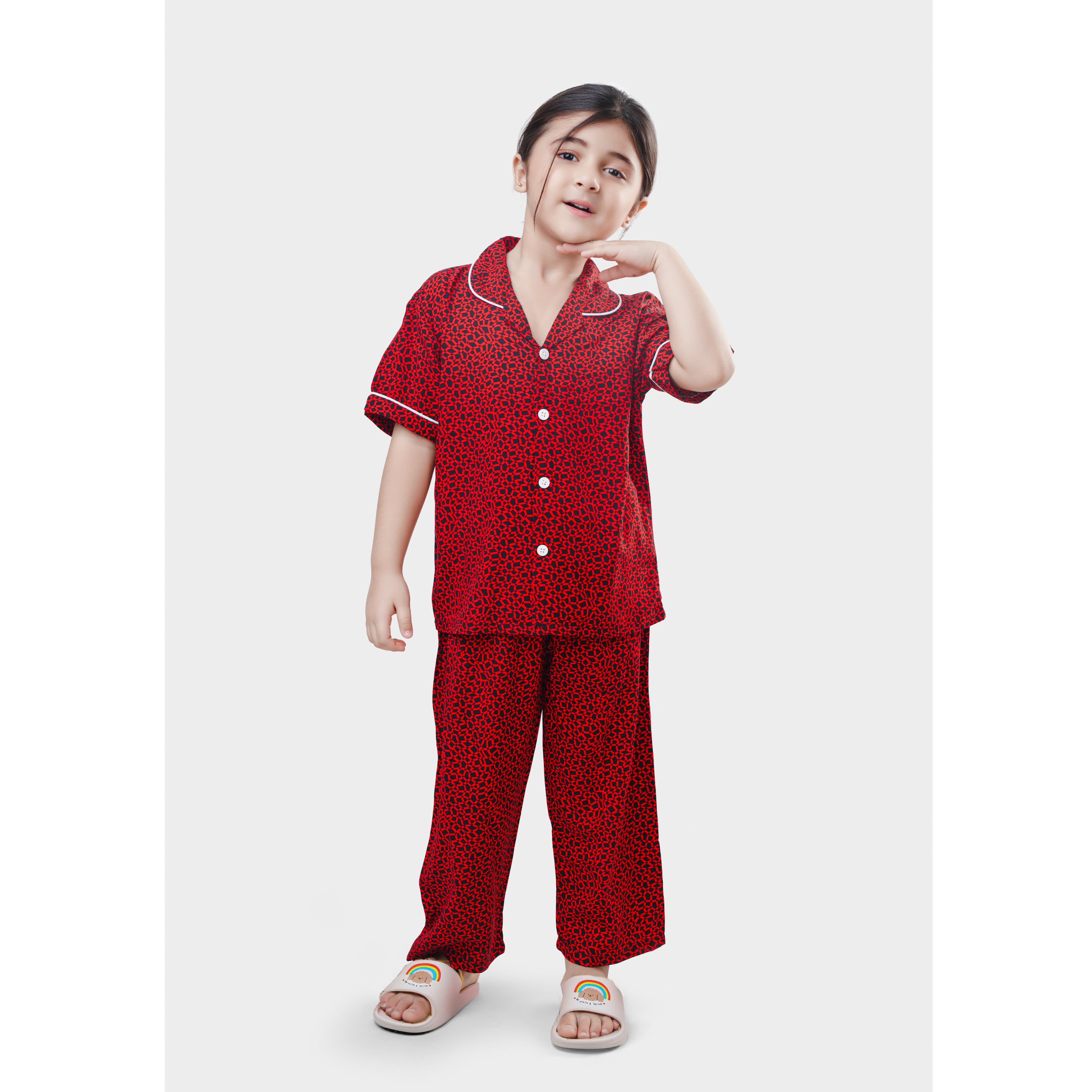 Girls Viscous Night Suit