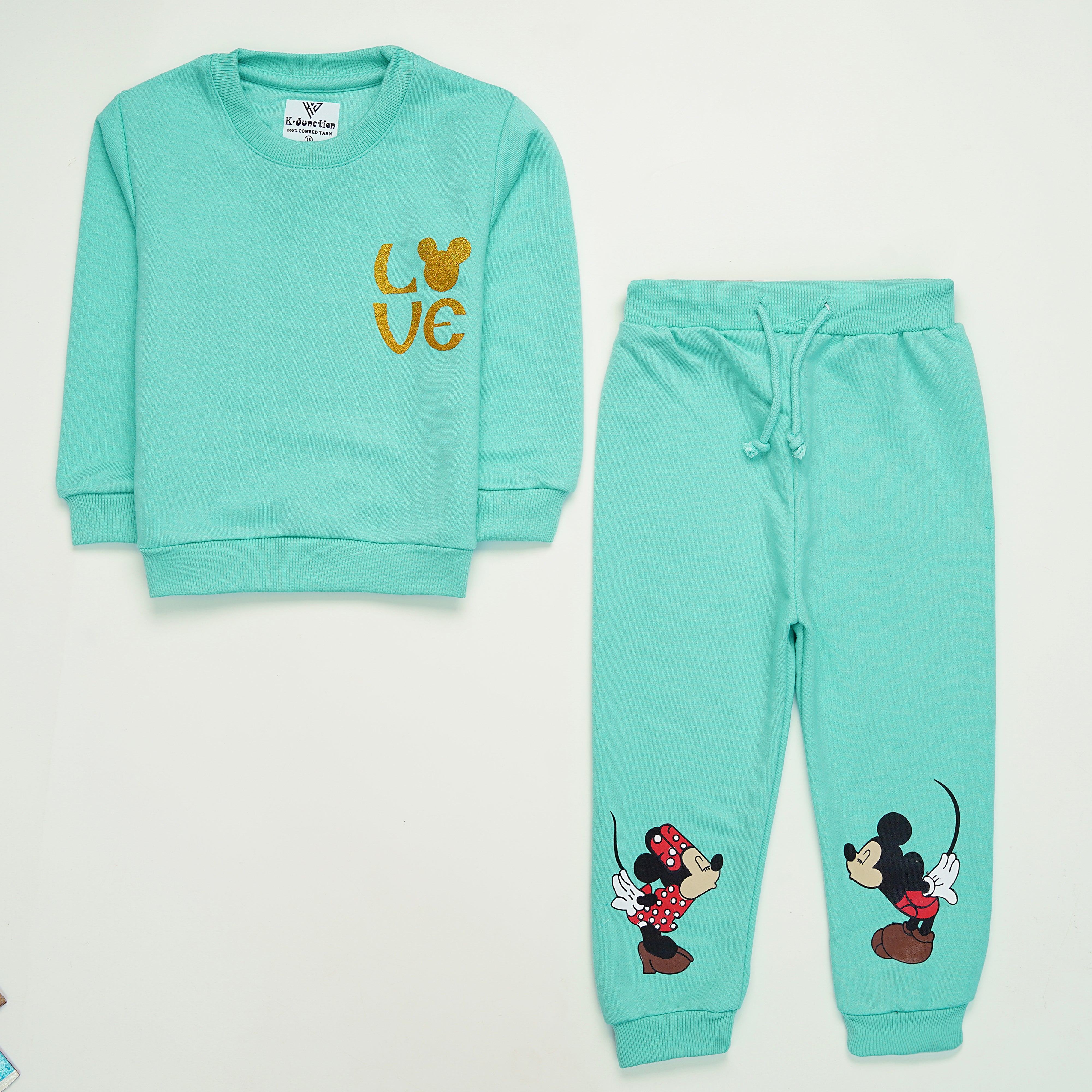 Winter Girls Printed Full Sleeve Suit (7228)