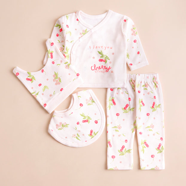 Infant Girls 4 Pcs Suit