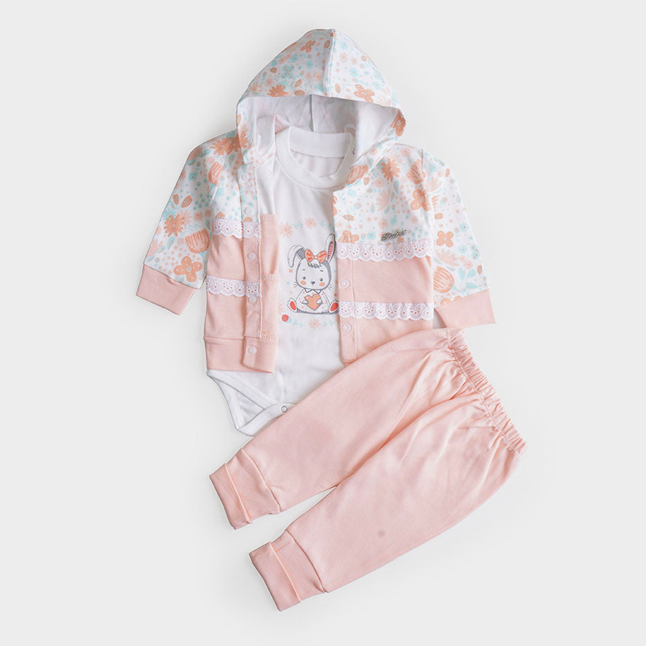 Infant Girls 3 Pcs Suit