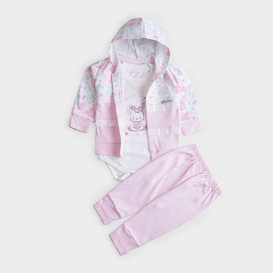 Infant Girls 3 Pcs Suit