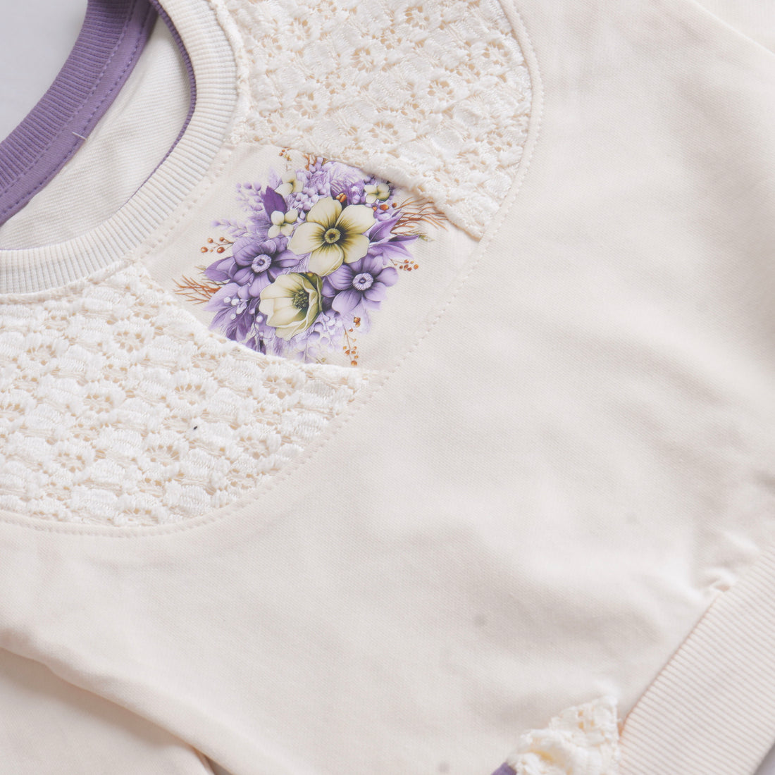 Infant Girls 2 Pcs Suit – Purple, Pink & Green Winter Set (6-9 & 9-12 Months)