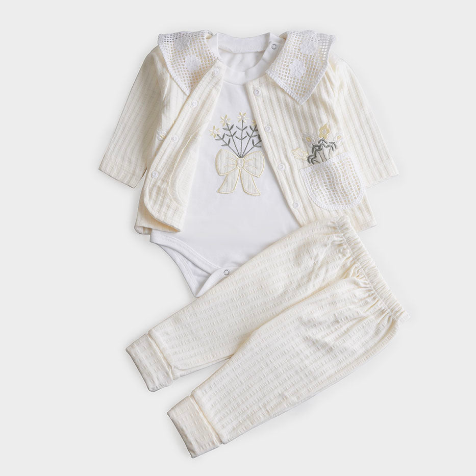 Infant Girls 3 Pcs Suit