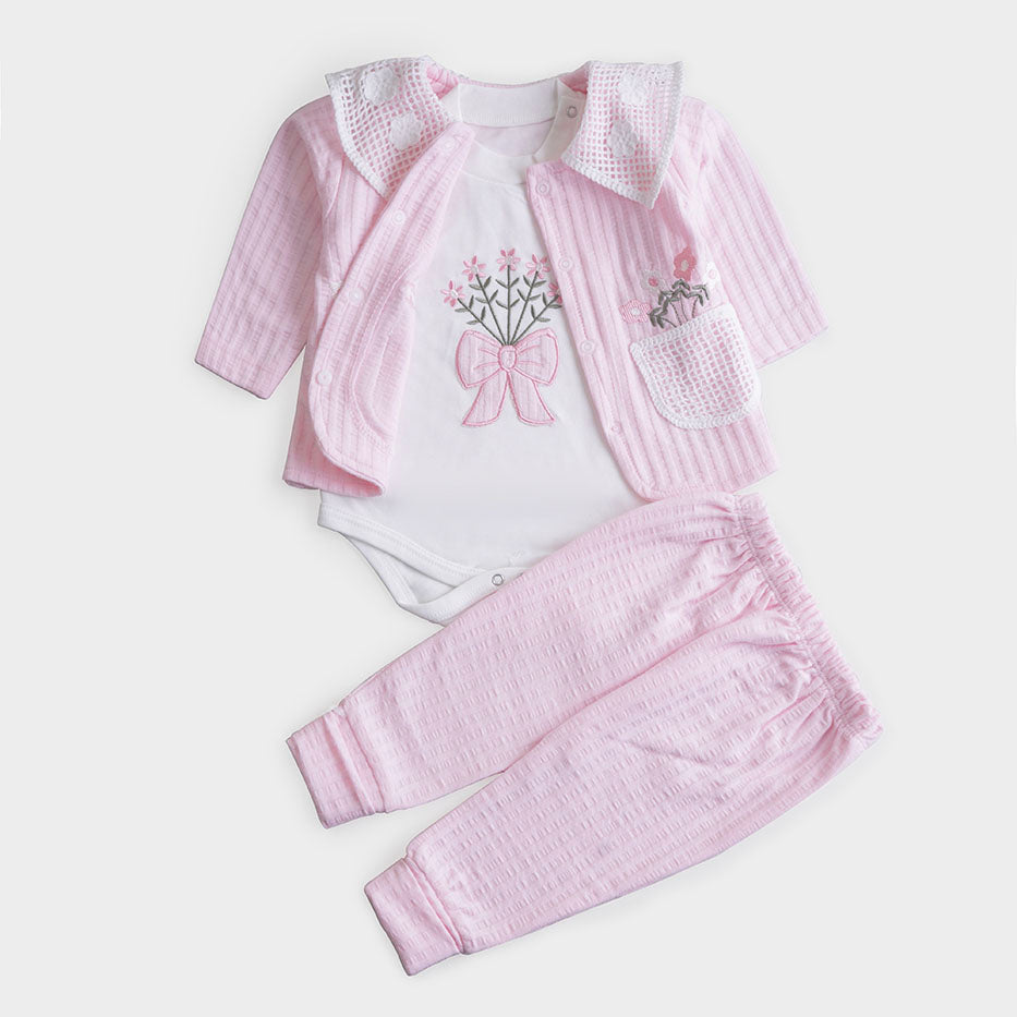 Infant Girls 3 Pcs Suit