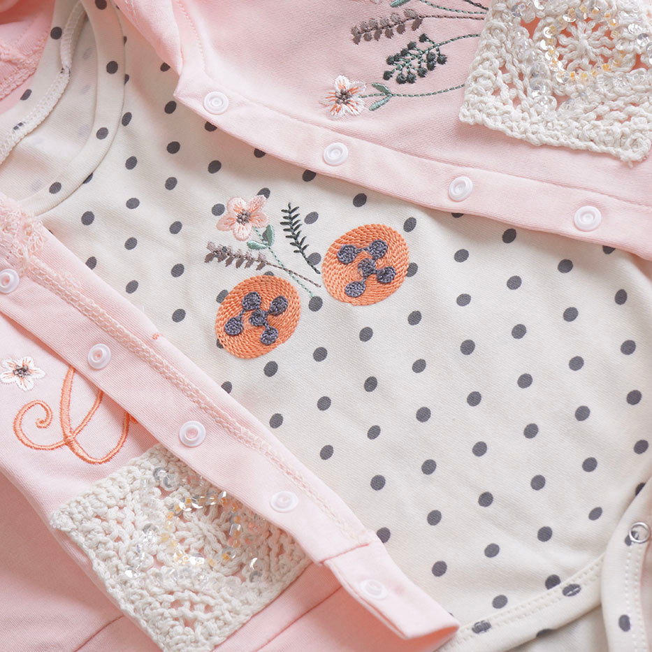 Infant Girls 3 Pcs Suit