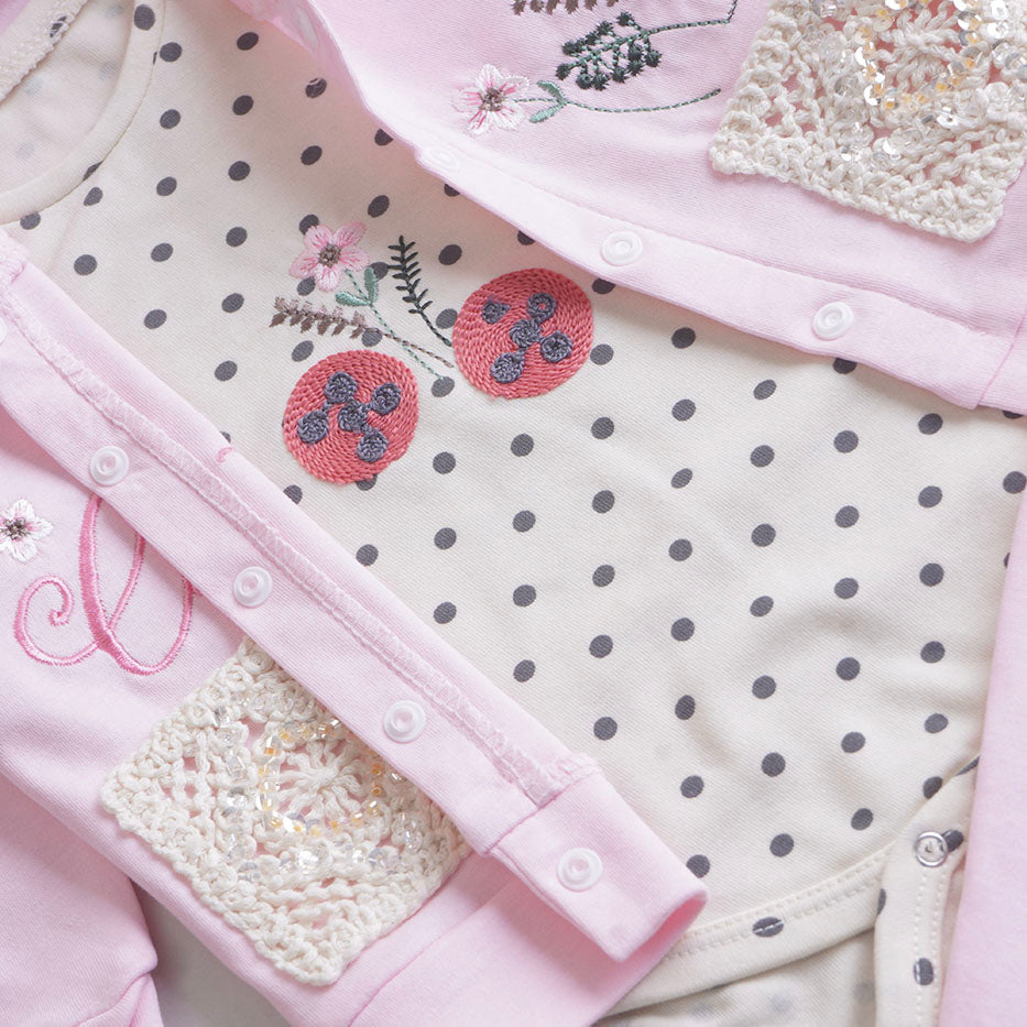 Infant Girls 3 Pcs Suit