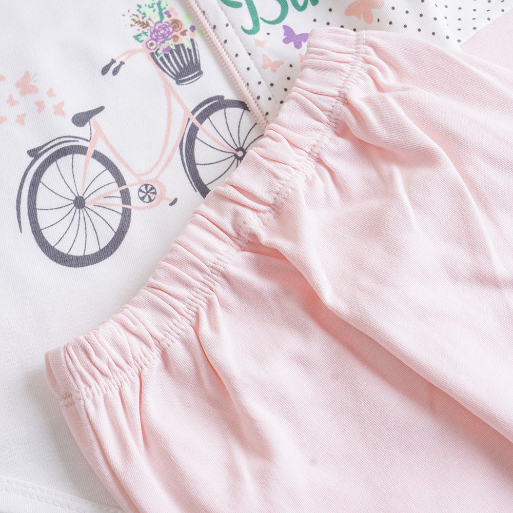 Infant Girls 3 Pcs Suit – Pink, Green, Peach & Yellow Winter Set (3-6 Months)