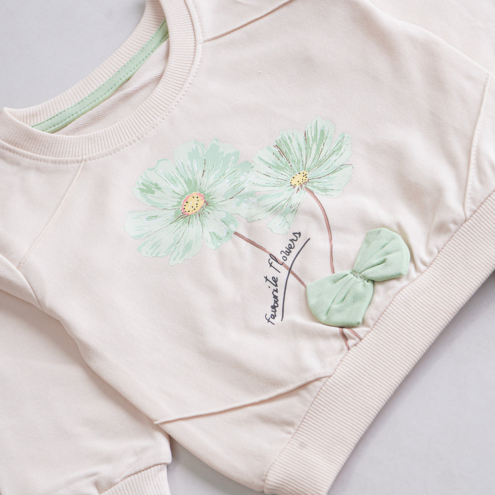 Infant Girls 2 Pcs Suit – Yellow, Pink & Green Winter Set (6-9 & 9-12 Months)