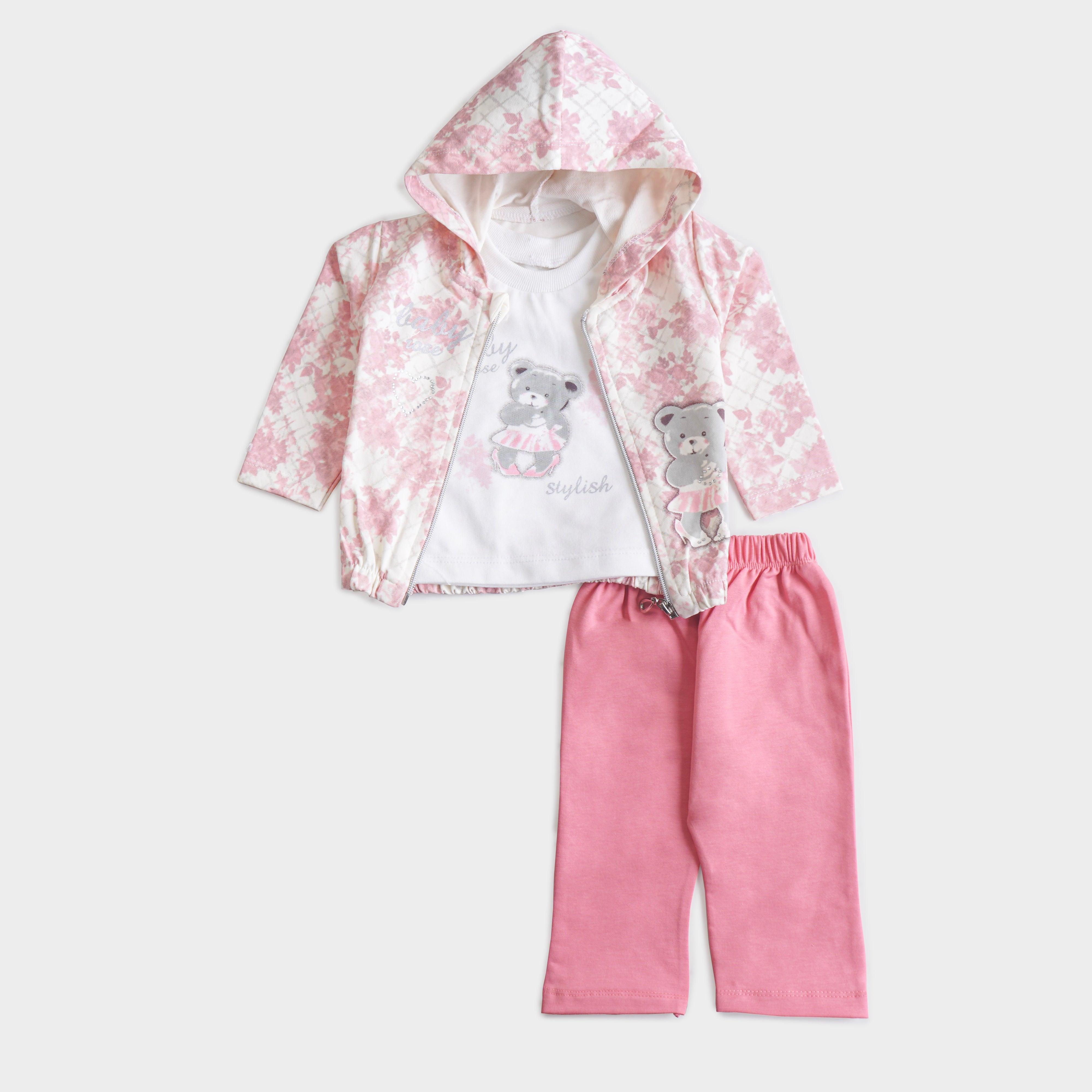 Infant Girls 3 Pcs Suit