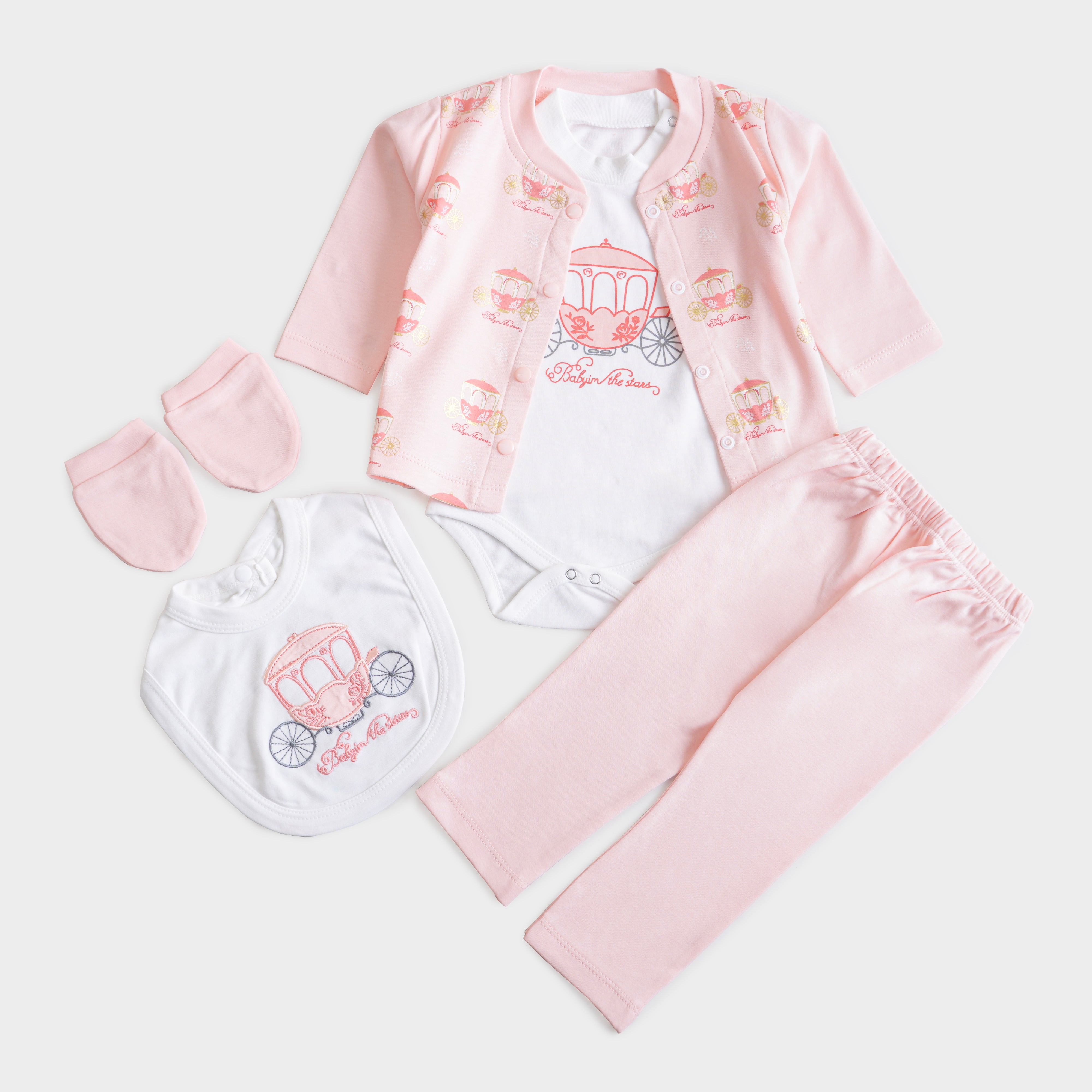 Infant Girls 3 Pcs Suit