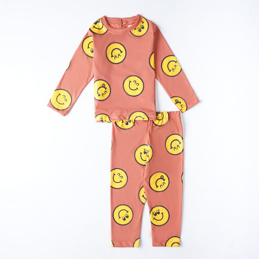 Girls Printed Full Sleeve Suit