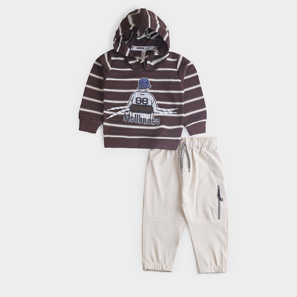 Boys Printed Full Sleeves Suit