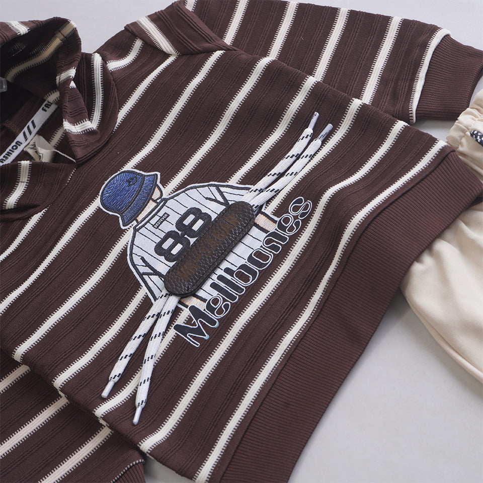 Boys Printed Full Sleeves Suit