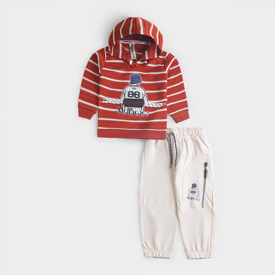 Boys Printed Full Sleeves Suit