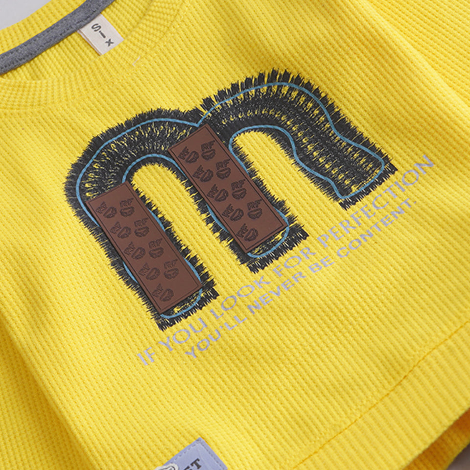 Boys Printed Full Sleeves Suit