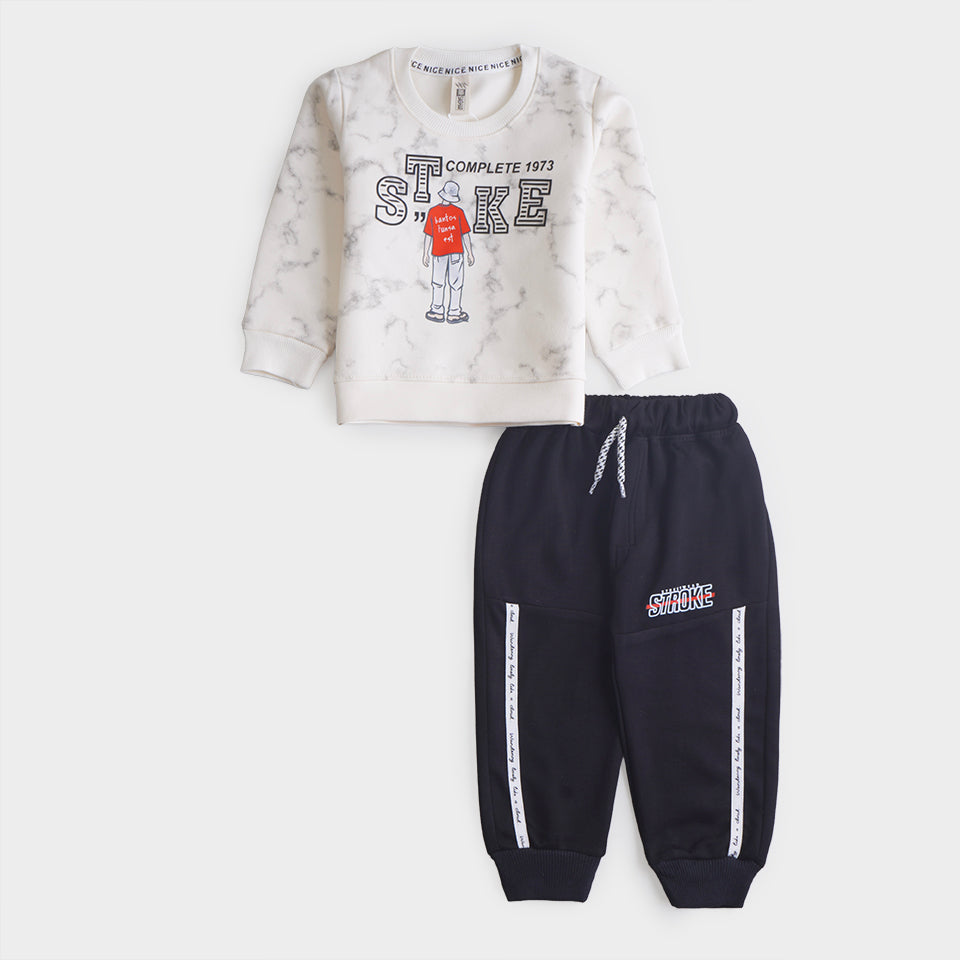 Boys Printed Full Sleeves Suit