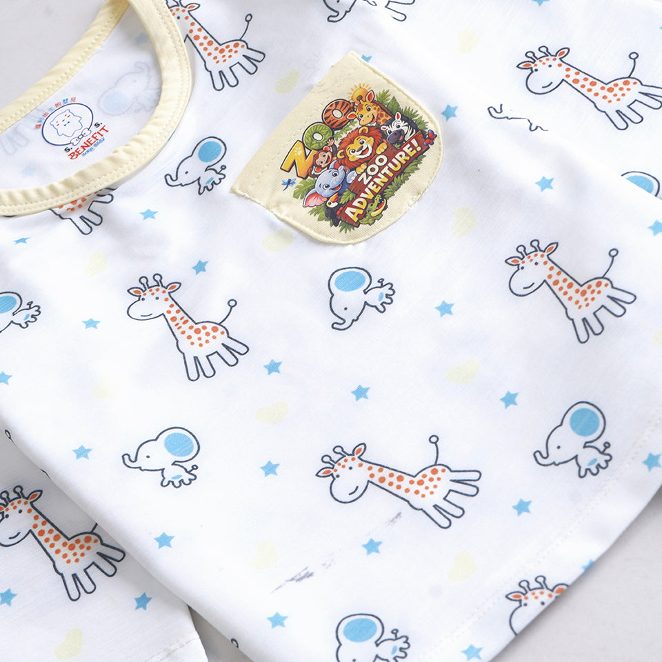 Boys Printed Full Sleeves Suit