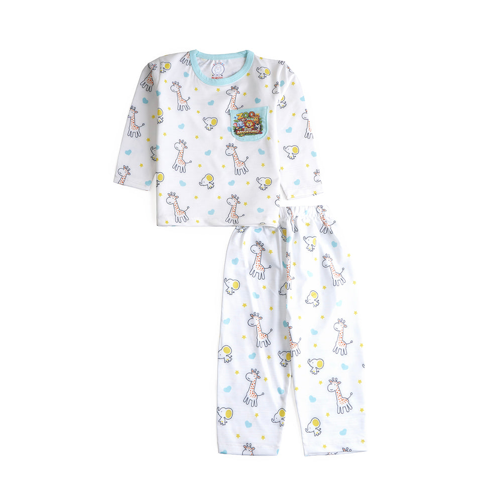 Boys Printed Full Sleeves Suit