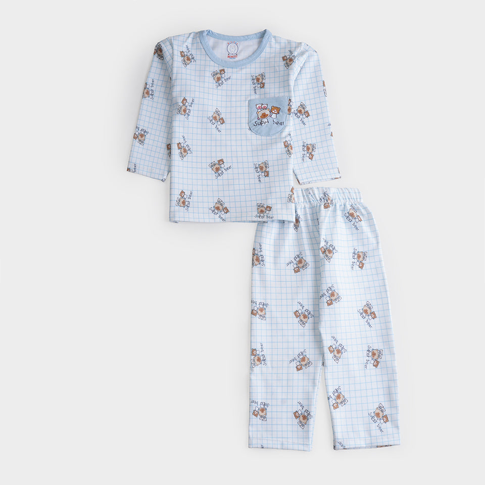 Boys Printed Full Sleeves Suit