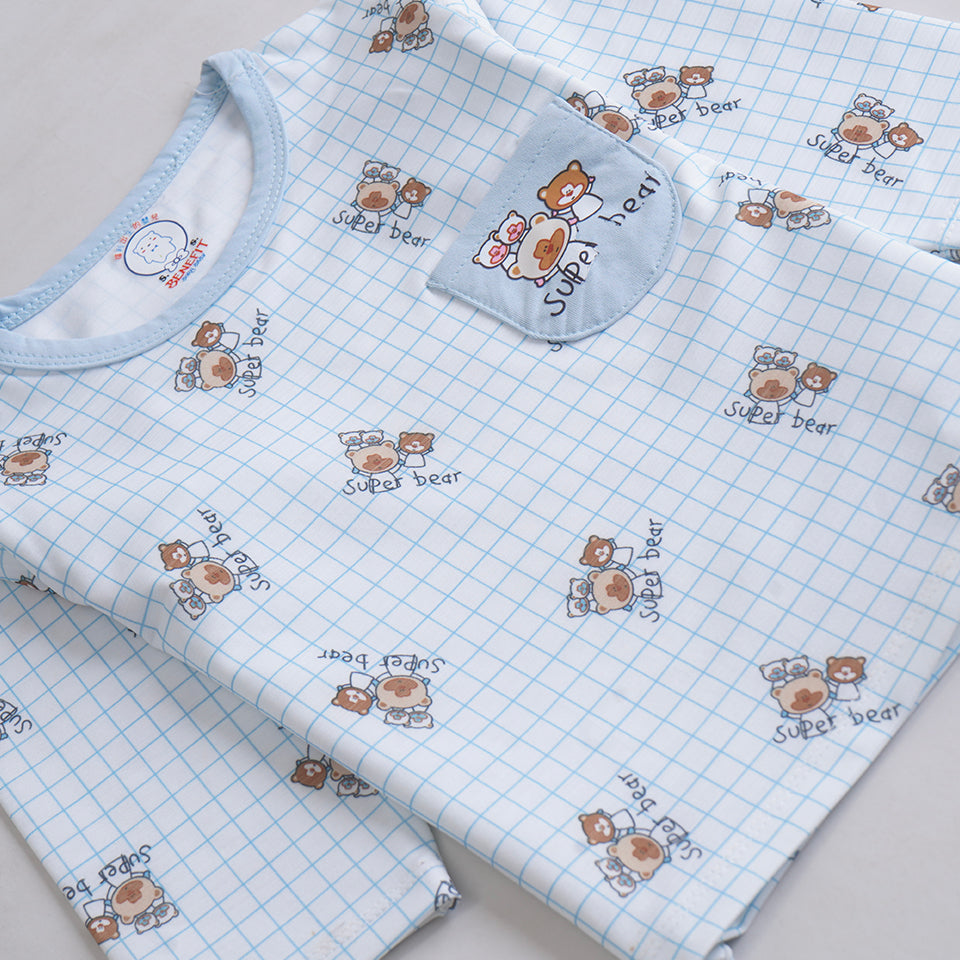 Boys Printed Full Sleeves Suit