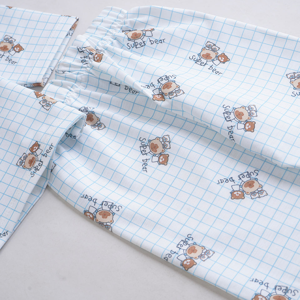 Boys Printed Full Sleeves Suit