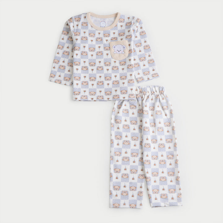Boys Printed Full Sleeves Suit