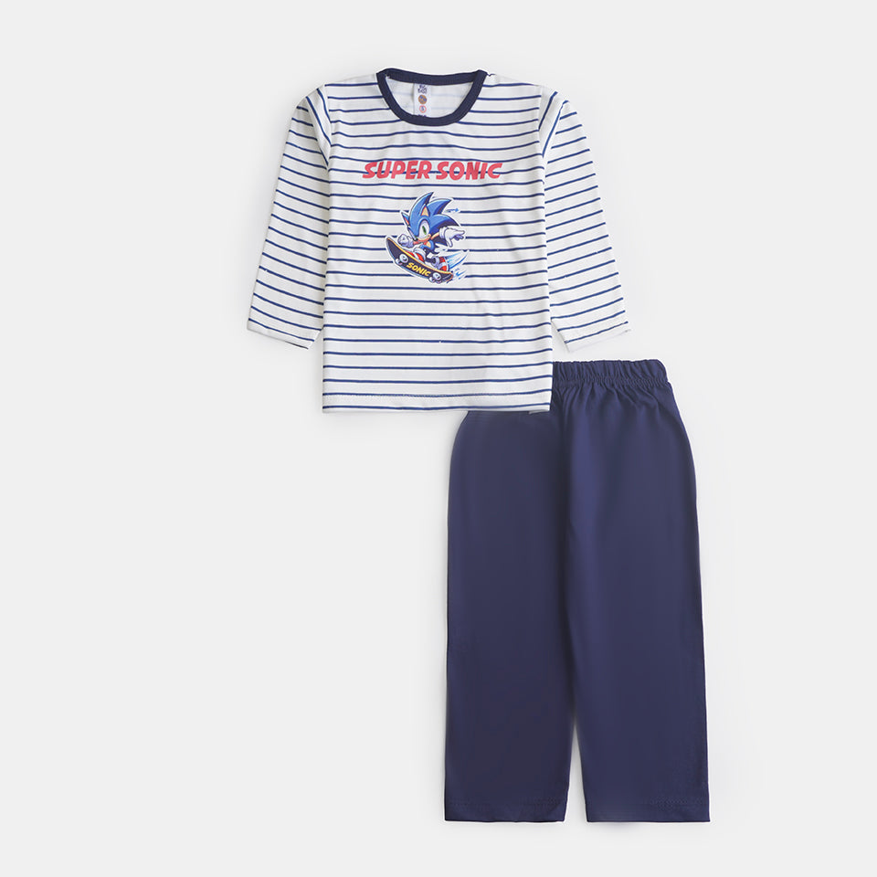 Boys Printed Full Sleeves Suit
