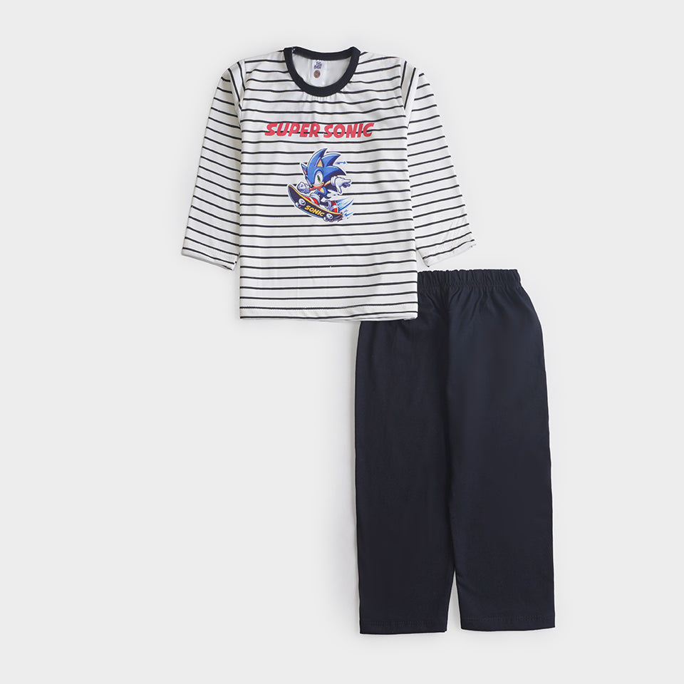 Boys Printed Full Sleeves Suit