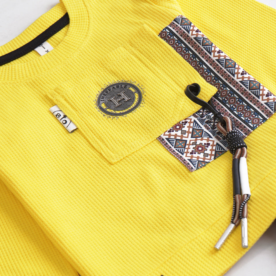 Boys Printed Full Sleeves Suit