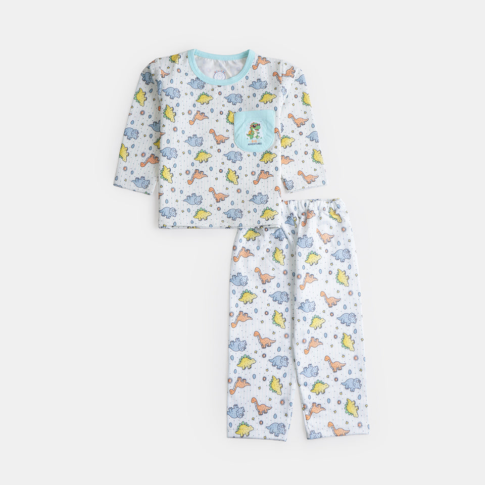 Boys Printed Full Sleeves Suit
