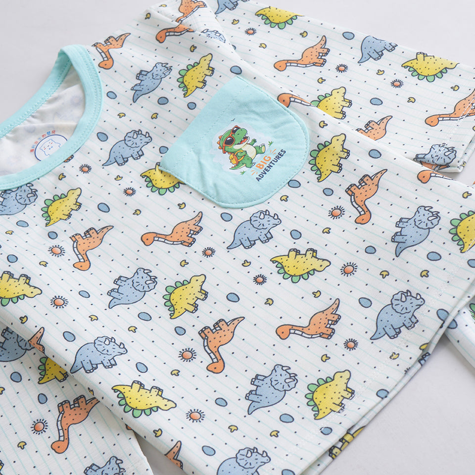 Boys Printed Full Sleeves Suit