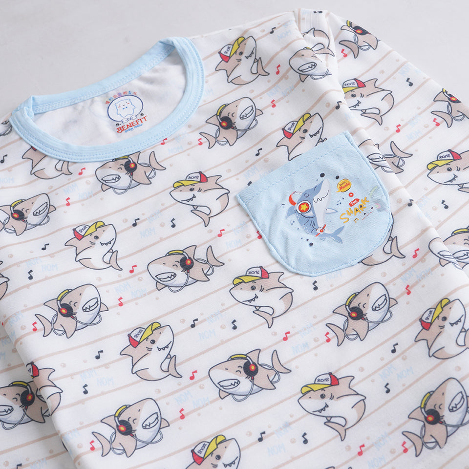 Boys Printed Full Sleeves Suit