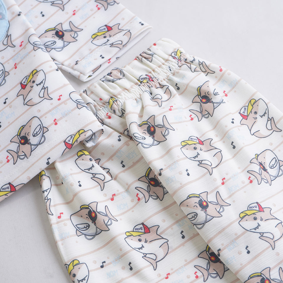 Boys Printed Full Sleeves Suit