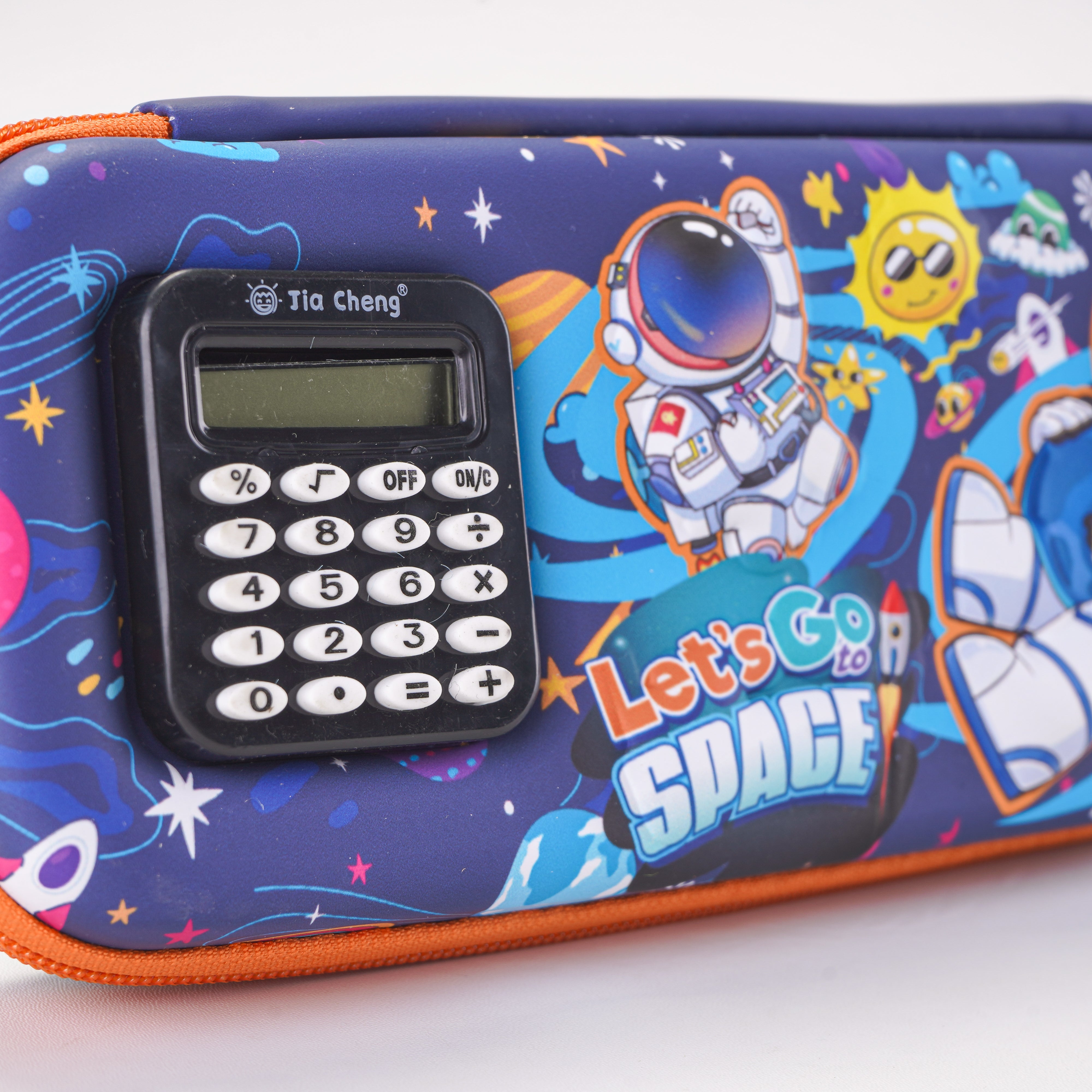 Kids' Stationery Box with Built-in Calculator