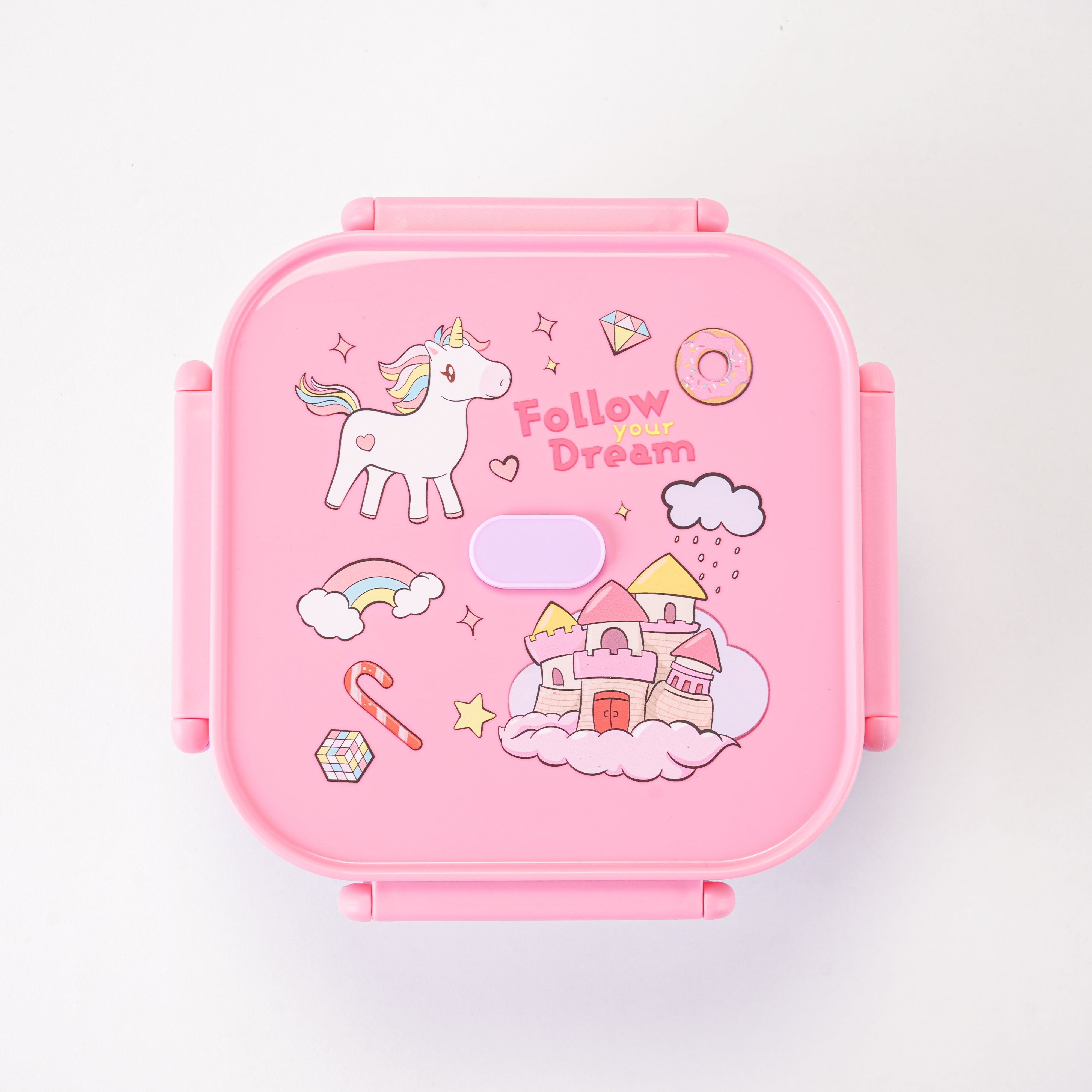 Lunch Box WIth Water Bottle (Pack Of 2)