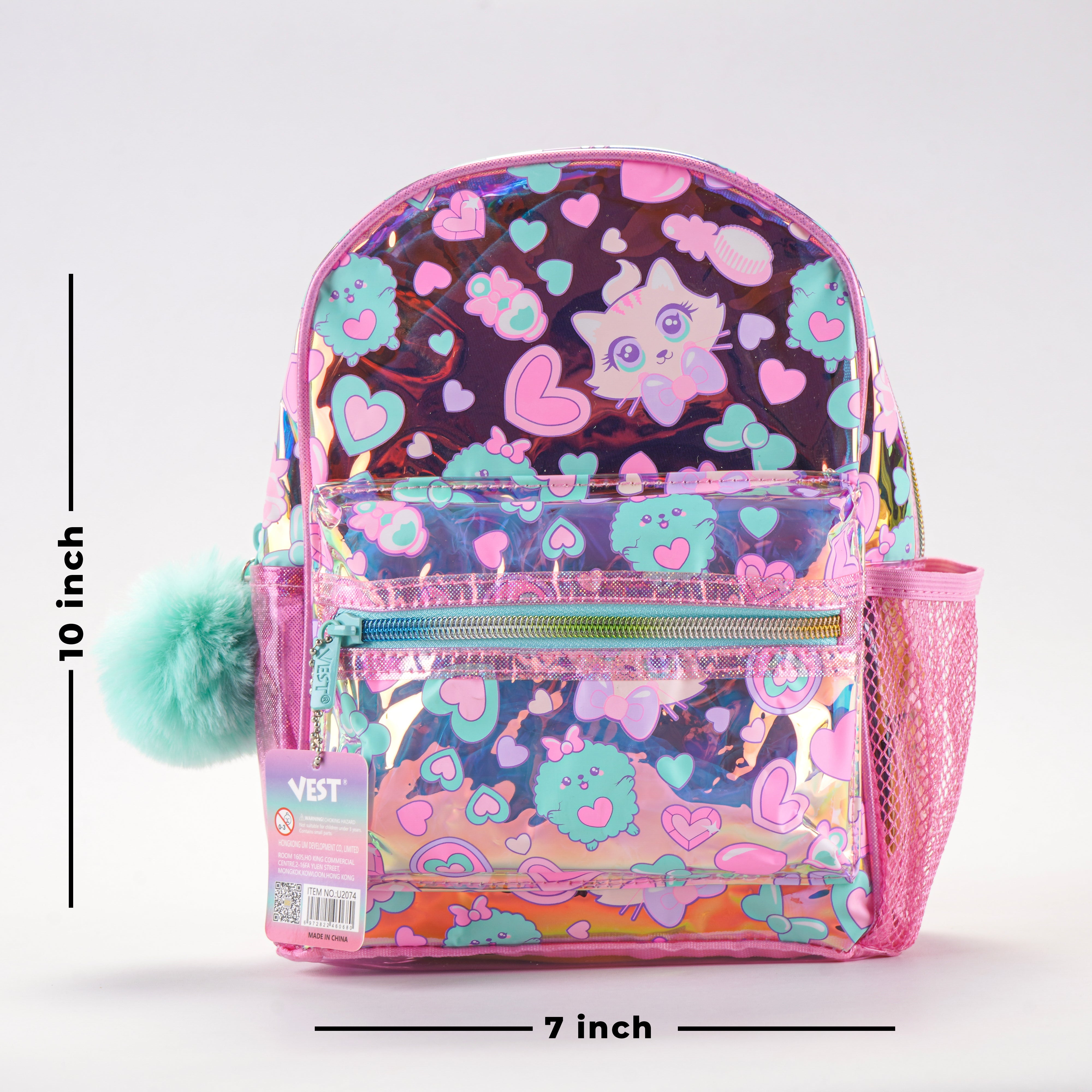 Kids' Multi-Compartment School Backpack