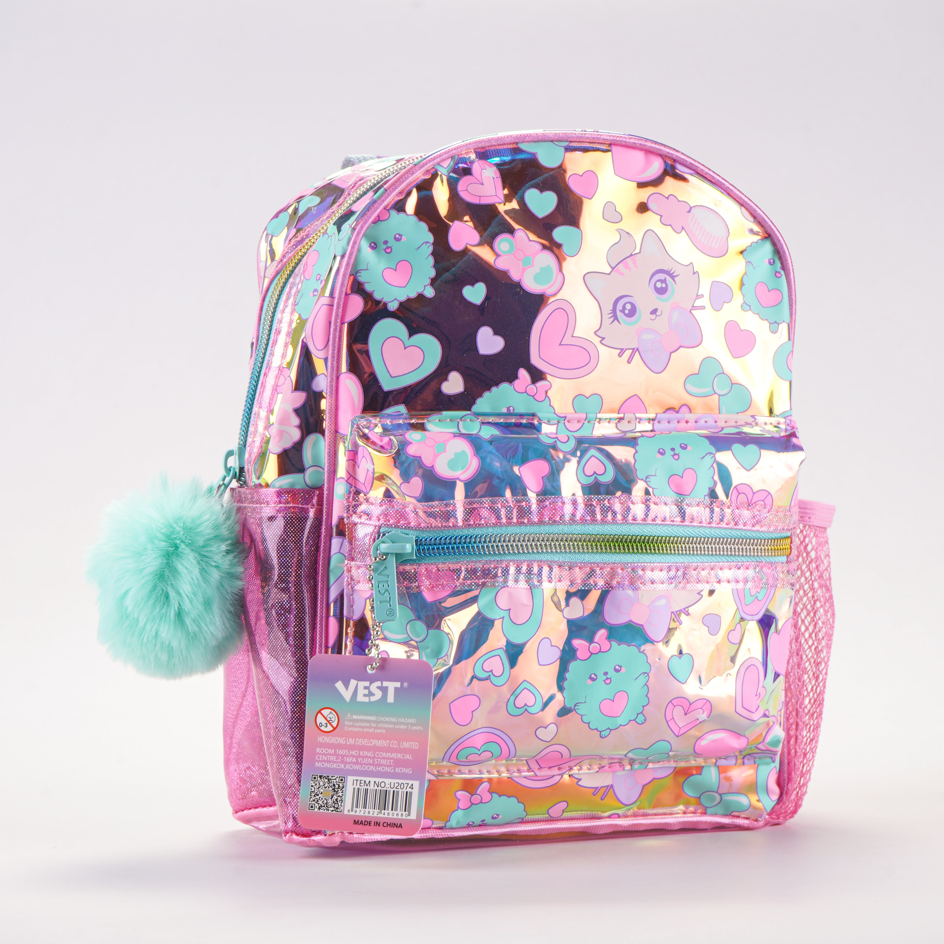 Kids' Multi-Compartment School Backpack