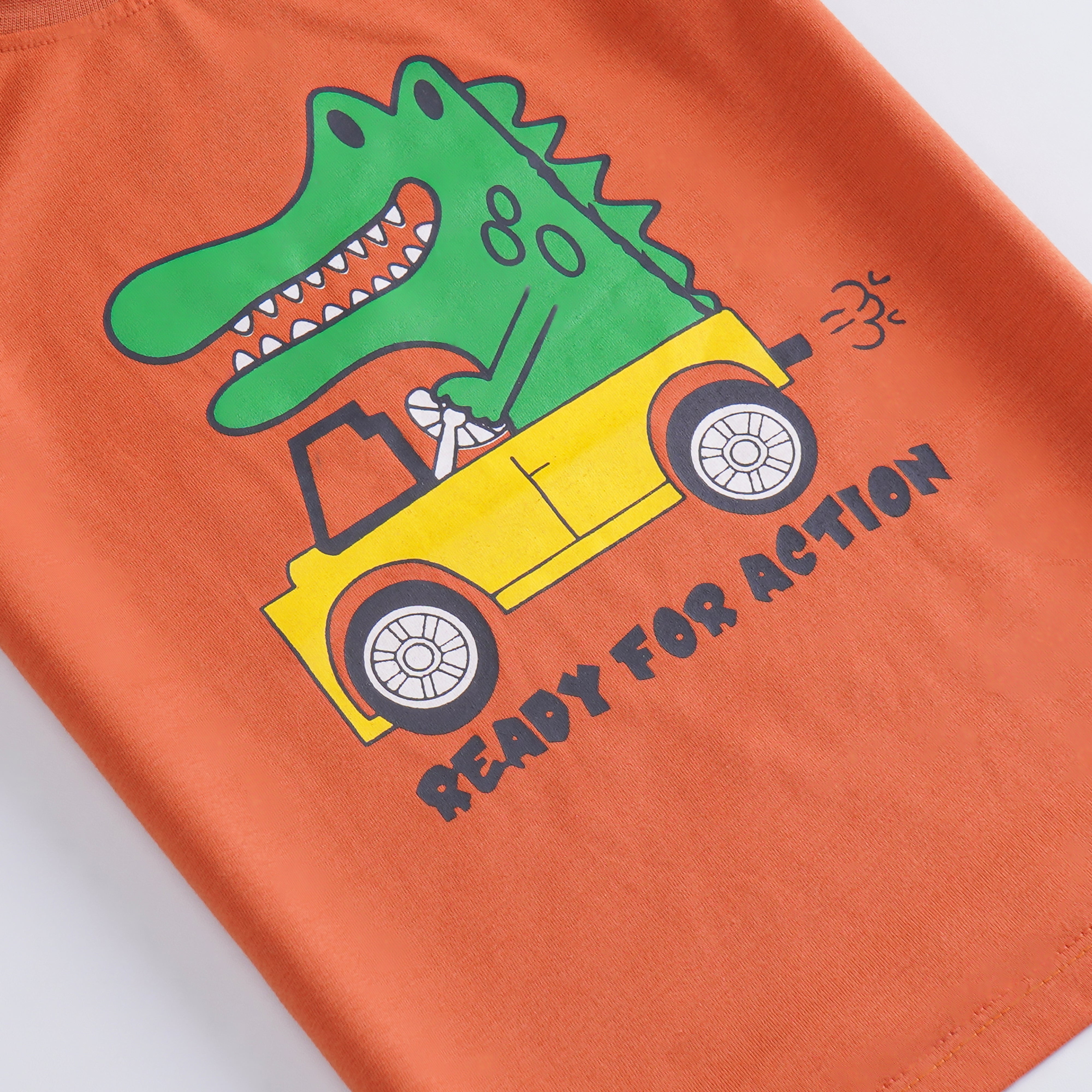 Boys Half Sleeves-Printed T-Shirt