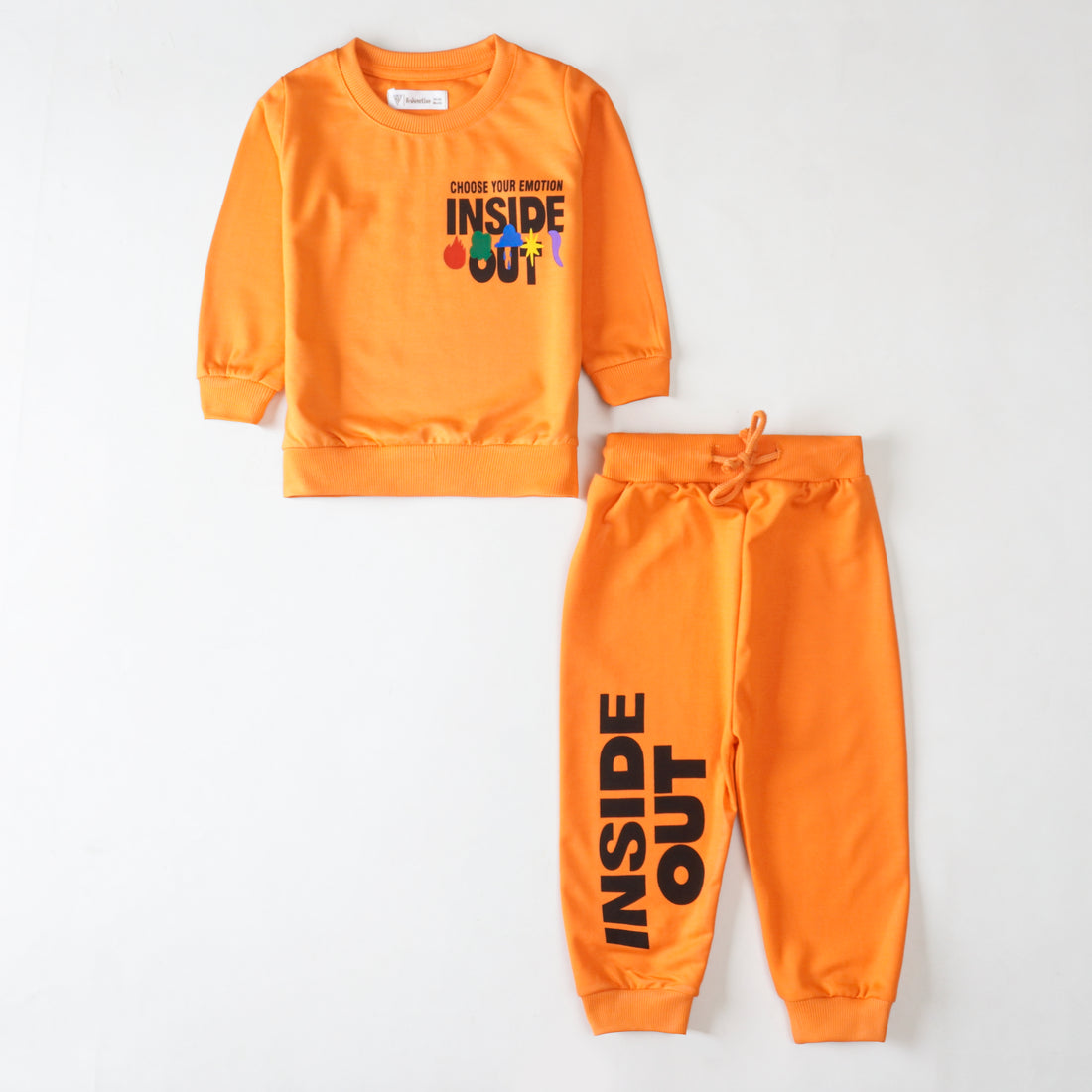 Boys Terry Printed Full Sleeve Suit