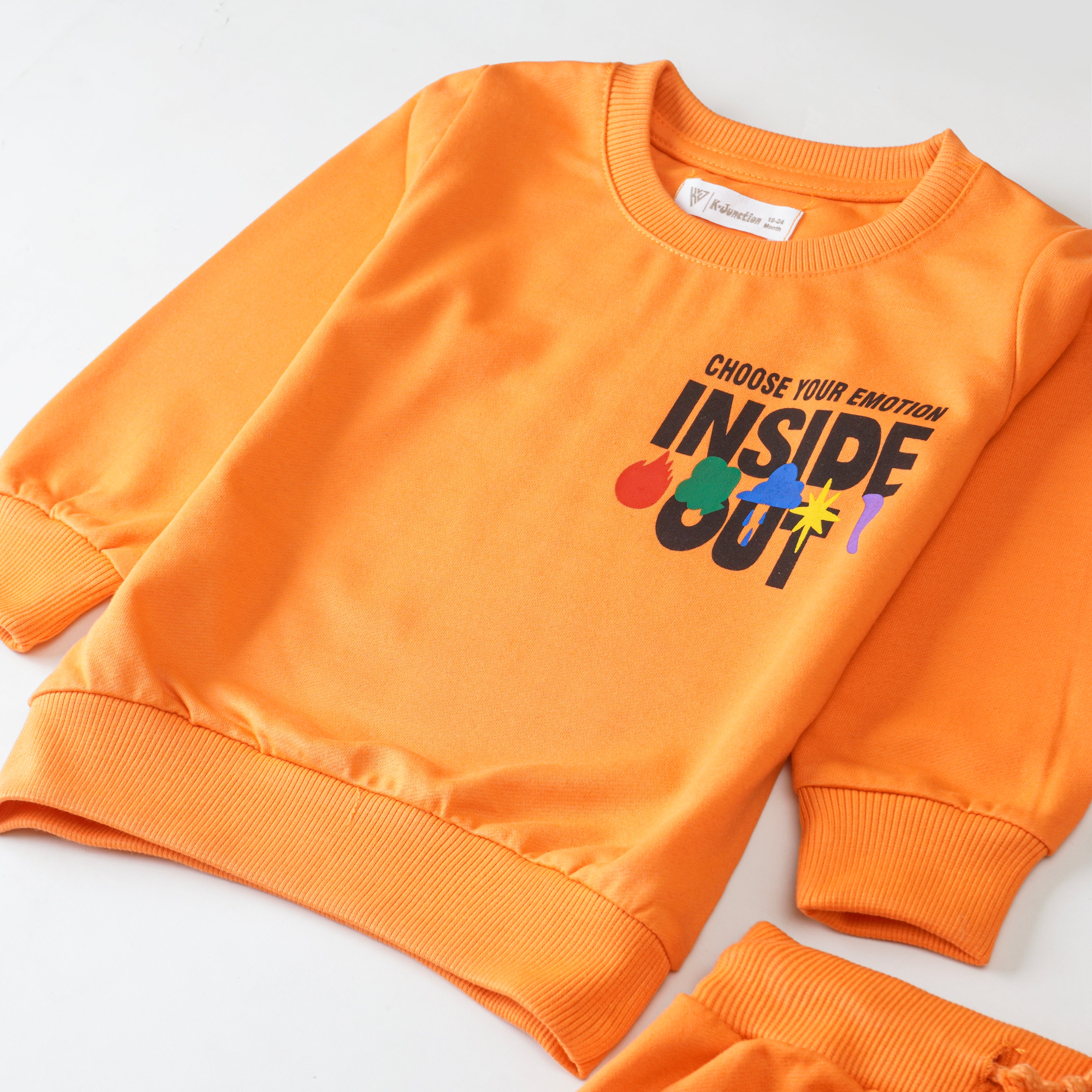 Boys Terry Printed Full Sleeve Suit
