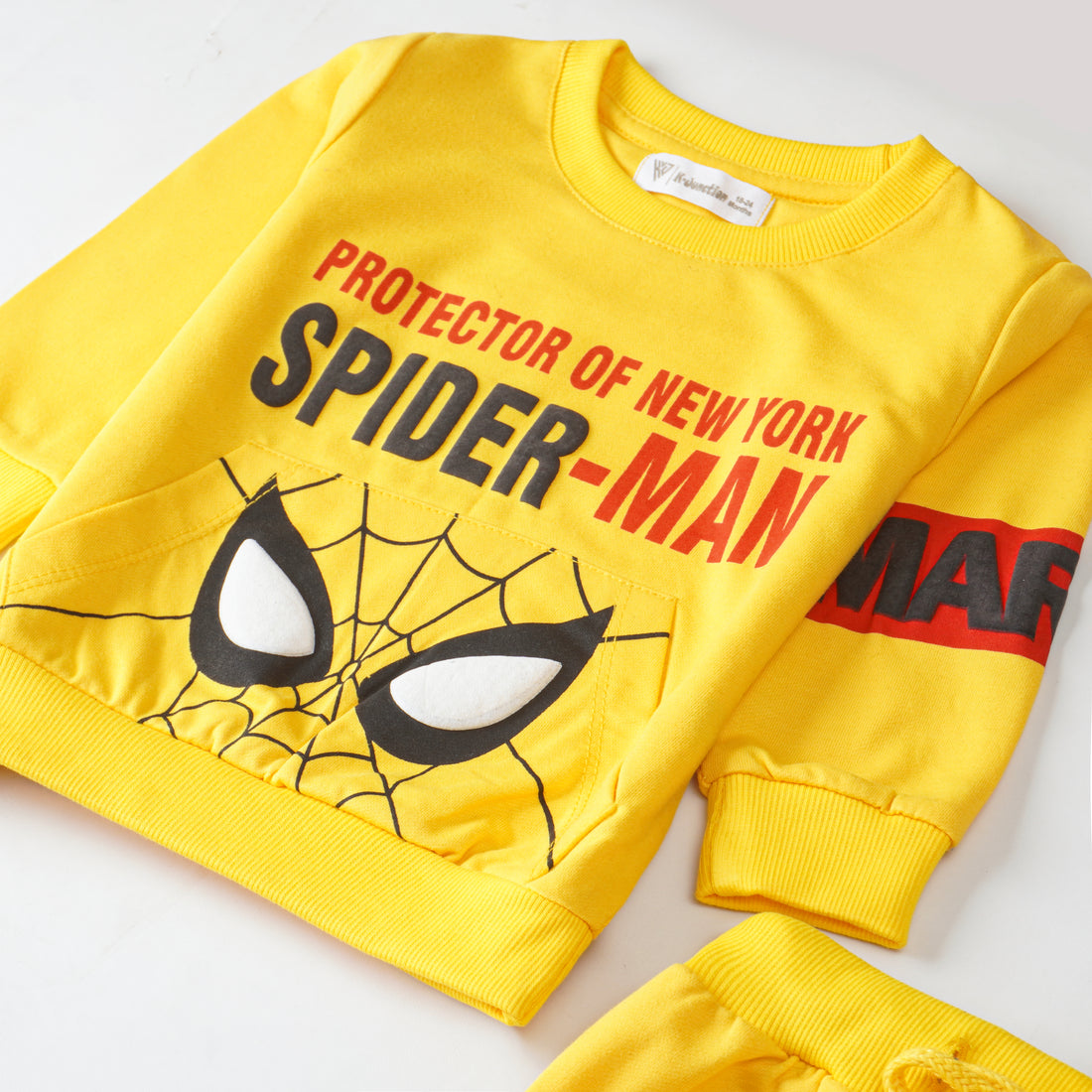 Boys Terry Printed Full Sleeve Suit