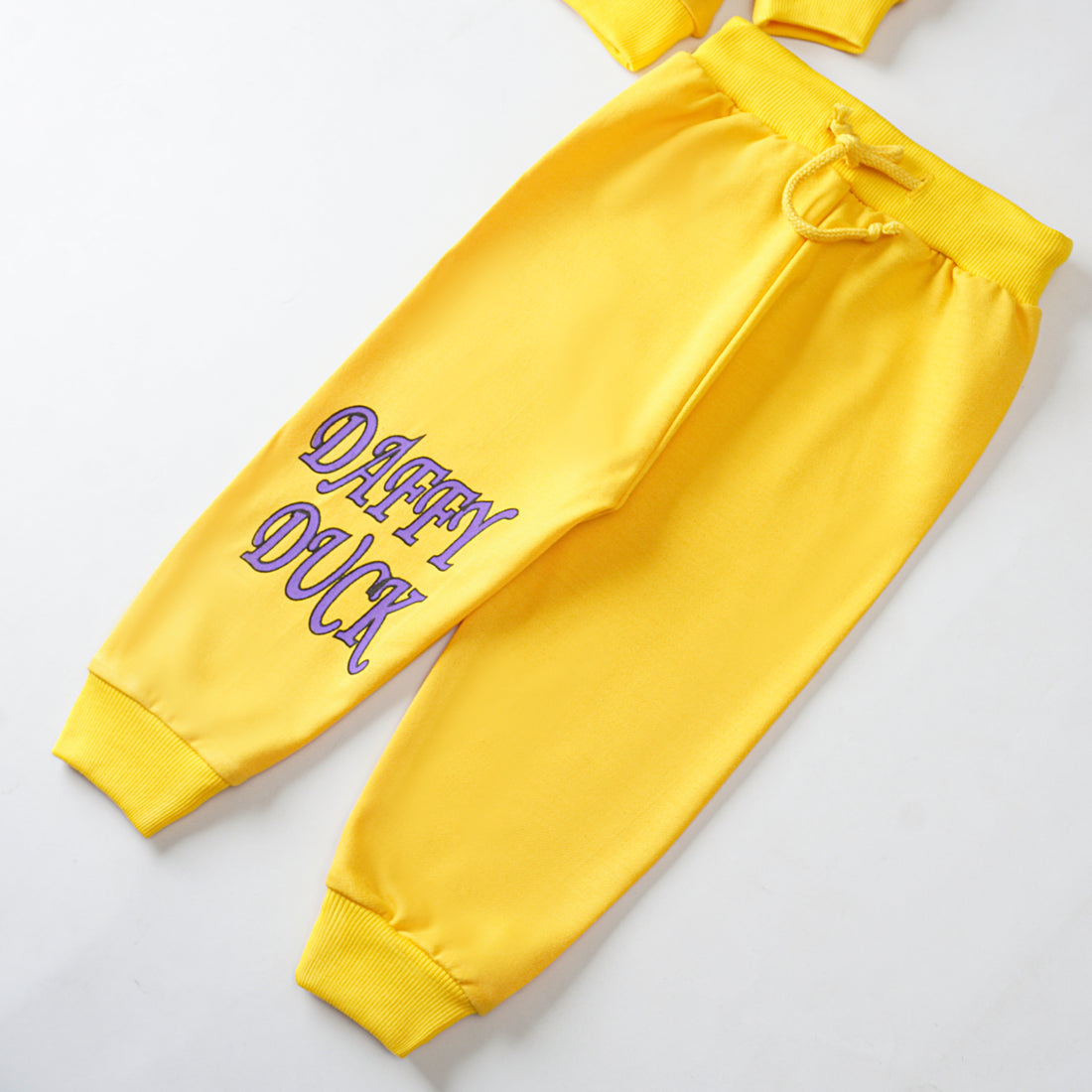 Girls Terry Printed Full Sleeve Suit