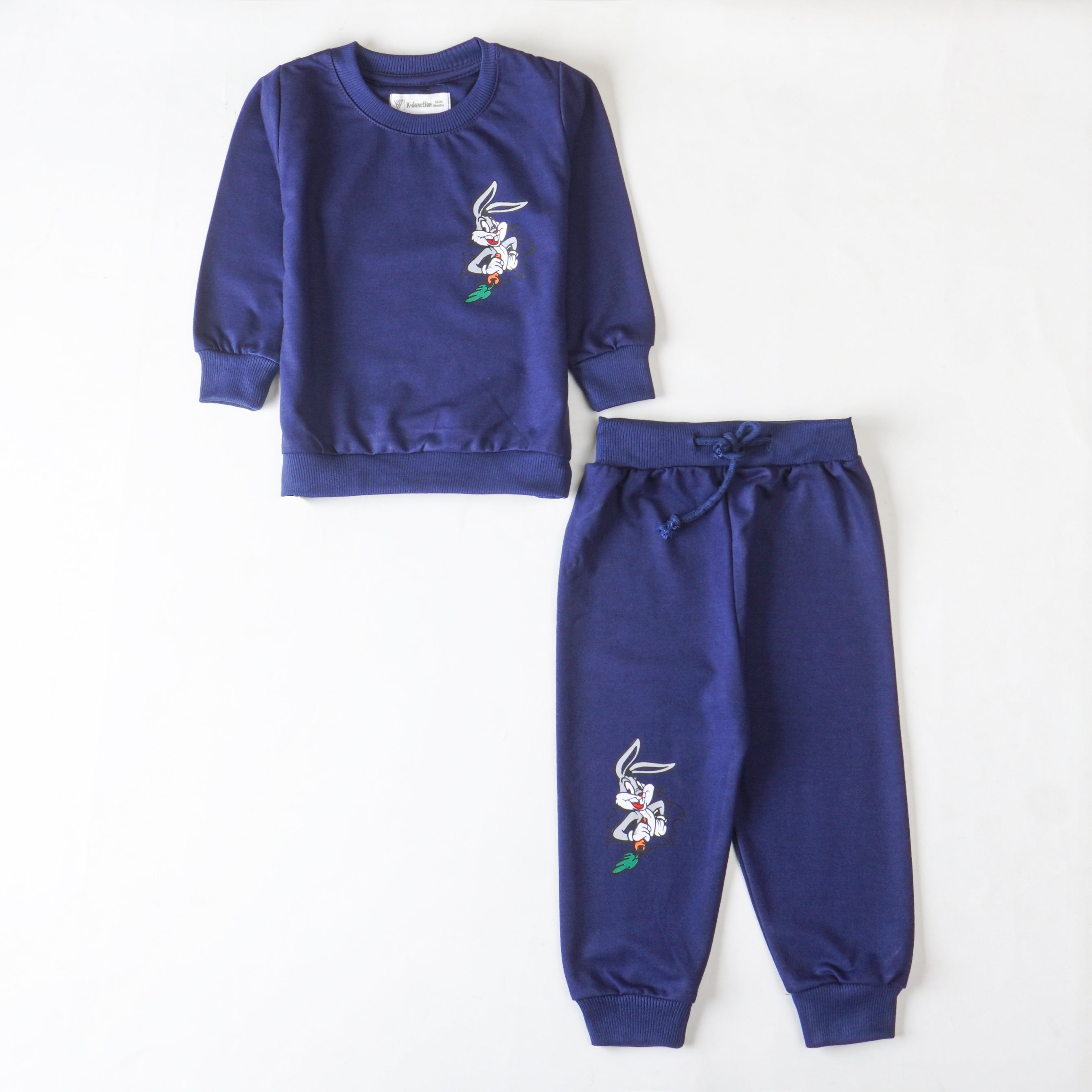 Boys Terry Printed Full Sleeve Suit