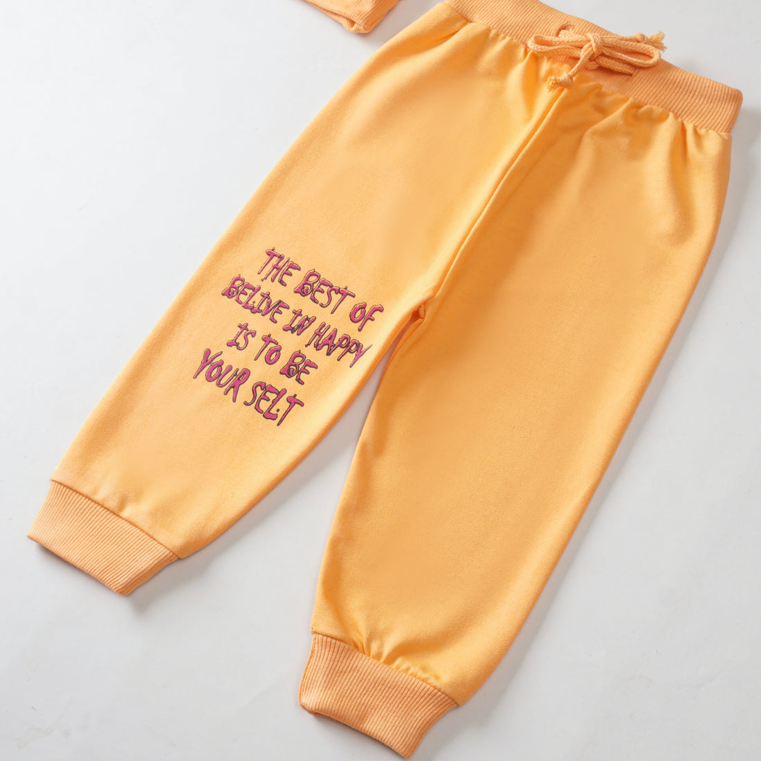 Girls Terry Printed Full Sleeve Suit
