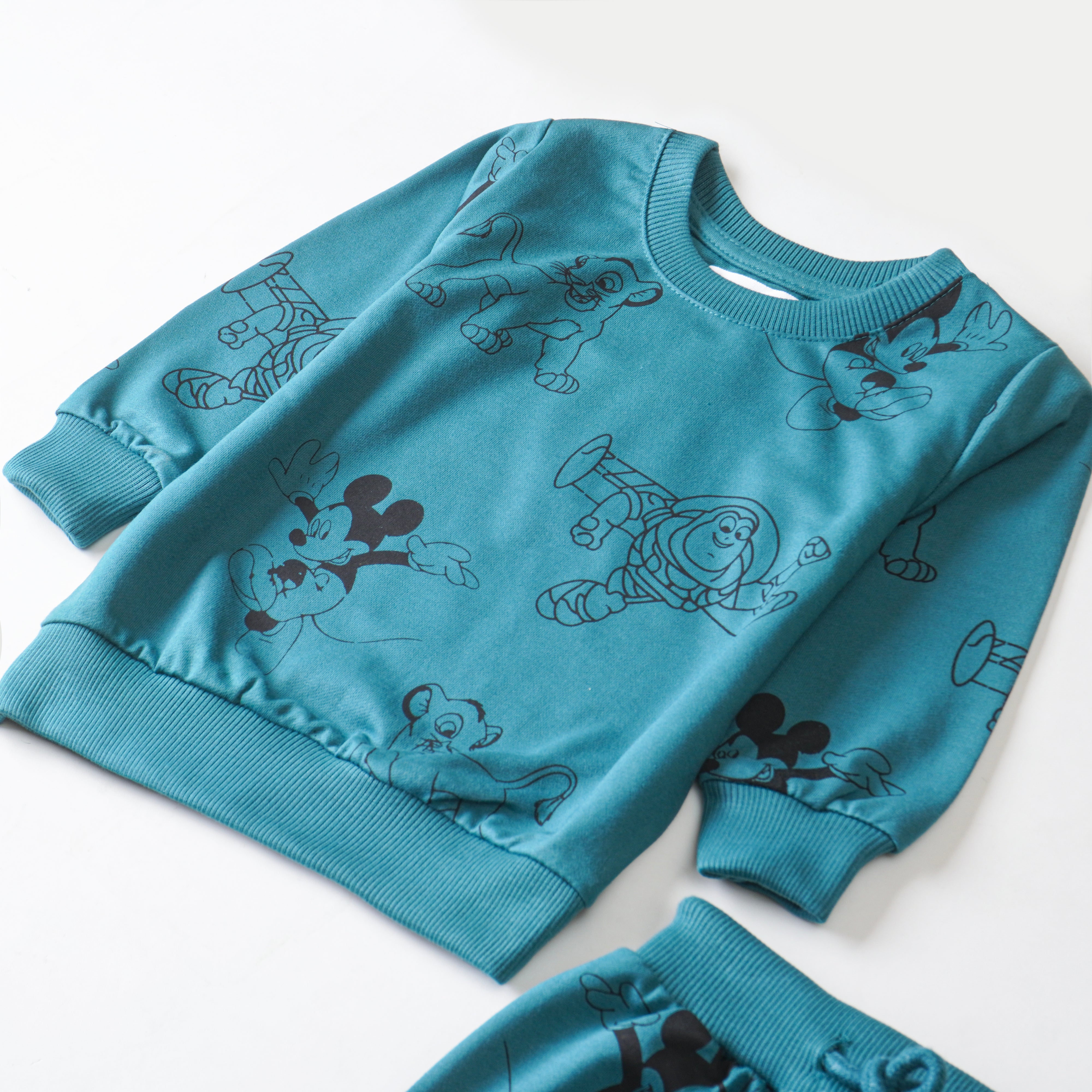 Boys Terry Printed Full Sleeve Suit